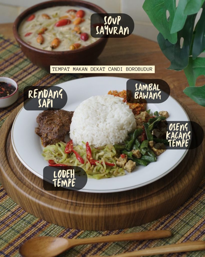 Lodeh Tempe dan Sayur Jipang