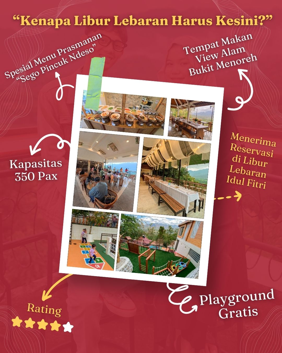 Wisata Lebaran 2026 di Borobudur: Nikmati Sunrise Gereja Ayam dan Sarapan Spesial di Kedai Bukit Rhema 10